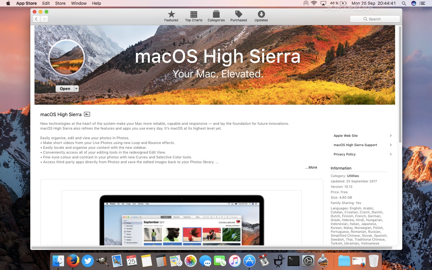 mac os high sierra download for dell